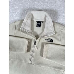 The‎ North Face Ivory Fleece Full Zip Jacket Women's Medium Soft Warm Teddy